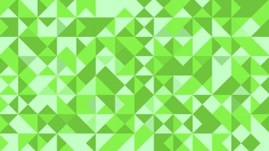 Yeşil çokgenli soyut geometrik arkaplan.