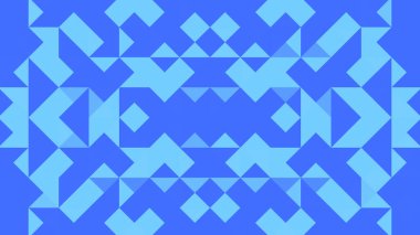 Mavi çokgenli soyut geometrik arkaplan.