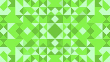 Yeşil çokgenli soyut geometrik arkaplan.