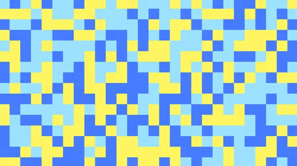 Fondo Geométrico Abstracto Con Polígonos Azul Amarillo — Vector de stock