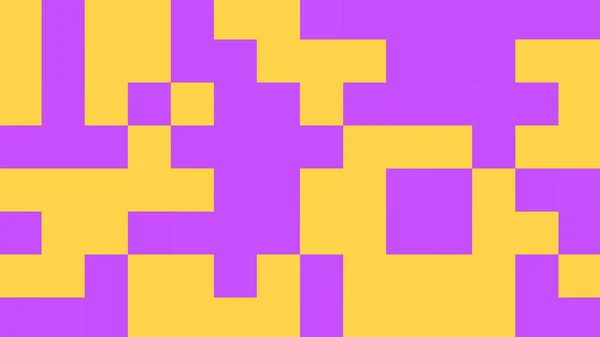 Fondo Geométrico Abstracto Con Polígonos Amarillo Púrpura — Vector de stock