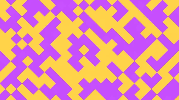 Абстрактный Геометрический Фон Жёлтым Фиолетовым Многоугольниками — стоковый вектор