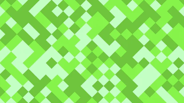 Fondo Geométrico Abstracto Con Polígonos Verdes — Vector de stock