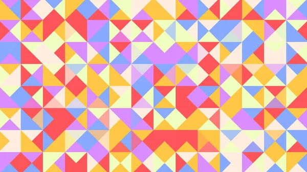 Fond Géométrique Abstrait Avec Polygones Jaune Violet Rouge Orange Rose — Image vectorielle
