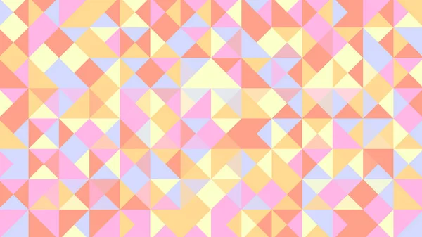 Abstrakter Geometrischer Hintergrund Mit Orangen Rosa Blauen Und Gelben Polygonen — Stockvektor