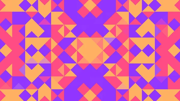 Абстрактный Геометрический Фон Красным Оранжевым Фиолетовым Многоугольниками — стоковый вектор