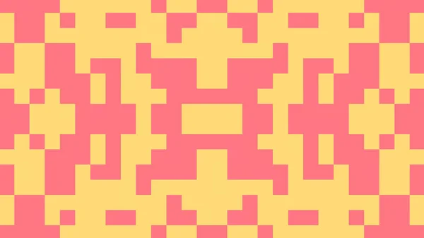 Fondo Geométrico Abstracto Con Polígonos Rojo Amarillo Rosa — Vector de stock