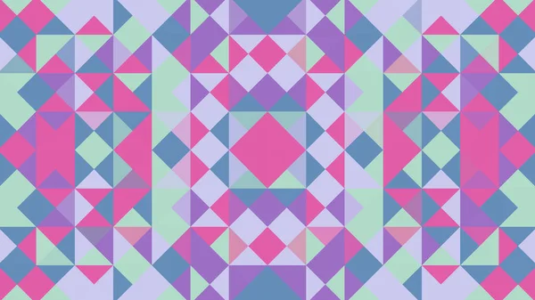 Fondo Geométrico Abstracto Con Polígonos Rosa Rojo Azul Púrpura — Vector de stock
