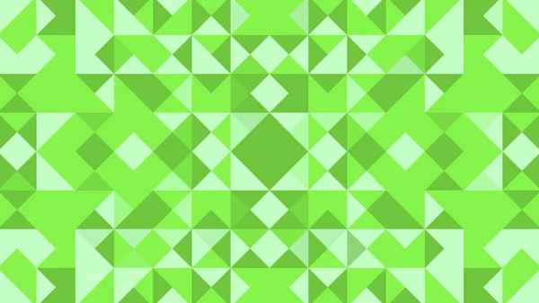 Abstract Geometric Background Green Polygons — Stock Vector