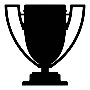 Kupa, ödül, düz stil vektör illüstrasyonu