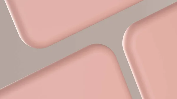 Soyut Yuvarlak Şekil 3d Arkaplan Pembe Geometrik Gri Gradyan
