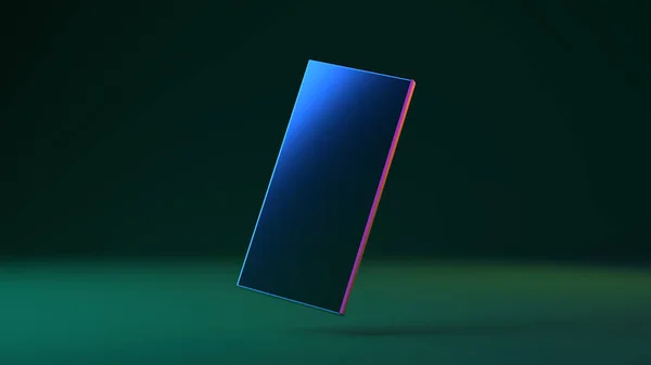 Soyut sarı arkaplanda 3D görüntü görüntüsü oluştur