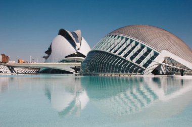 City of arts and sciences in Valencia clipart