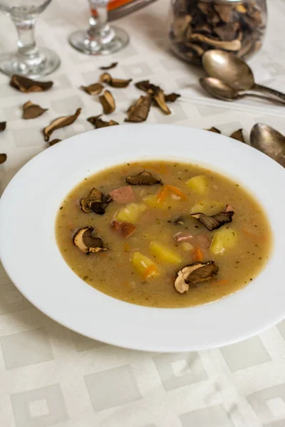 Homemade potato soup — Stock Photo, Image