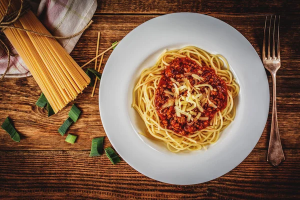 Italian spaghetti bolognese — Stock Photo, Image