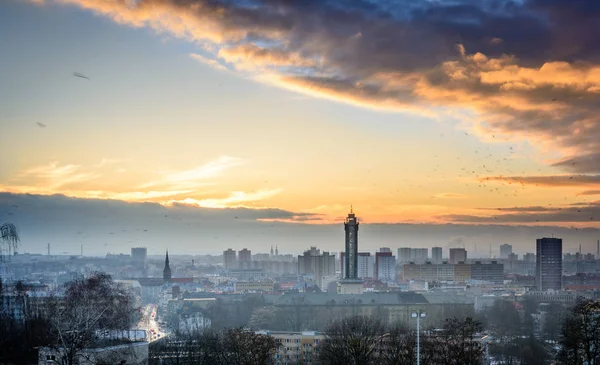Ostrava, günbatımı