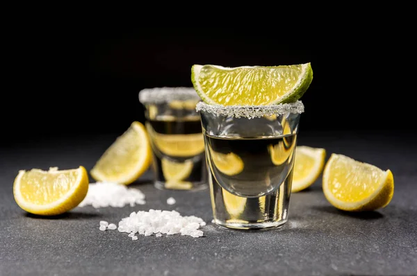 Tequila citrommal — Stock Fotó