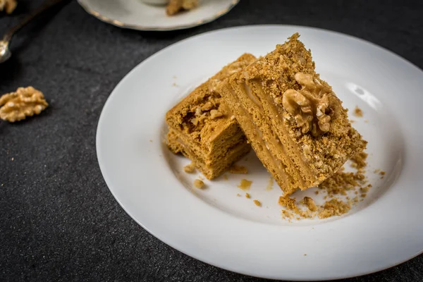 Traditionele honing cake — Stockfoto