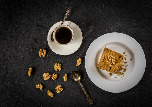 Traditionele honing cake — Stockfoto