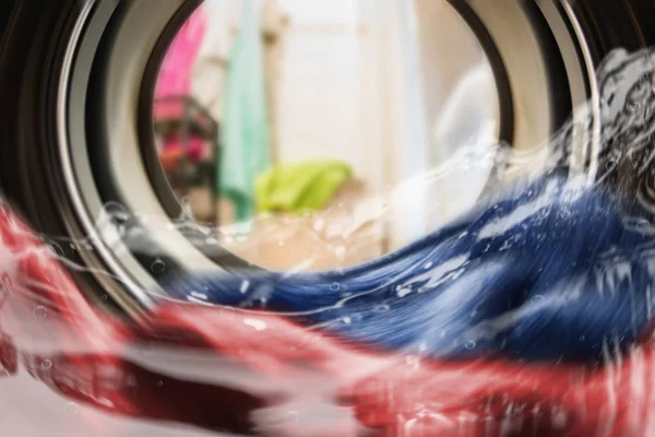 Inside the washing machine — Stock Photo, Image