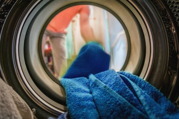 Inside the washing machine — Stock Photo, Image