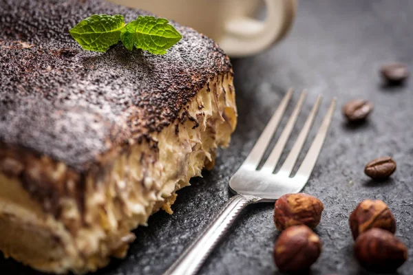 Italiaans dessert tiramisu — Stockfoto