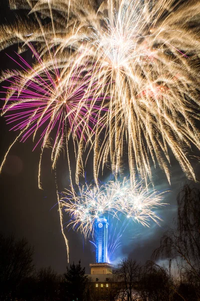 Fireworks in Ostrava