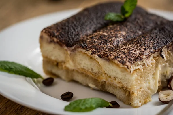 Dessert italien tiramisu — Photo