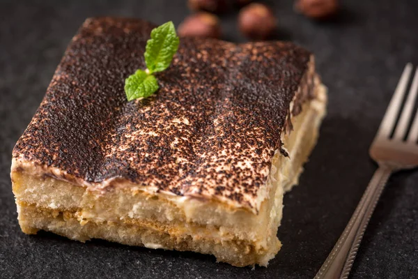 Italian dessert tiramisu — Stock Photo, Image