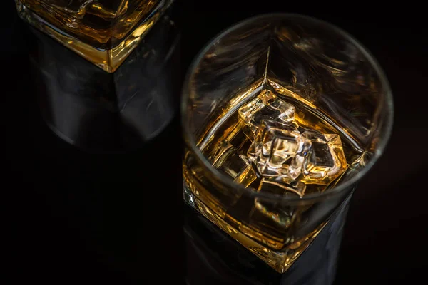 Whisky with ice — 스톡 사진