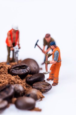 Rakamlar kahve üzerinde çalışma