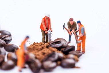 Rakamlar kahve üzerinde çalışma