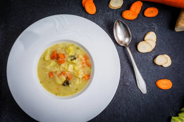 Sopa de legumes Hmemade — Fotografia de Stock