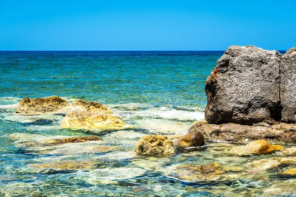 stock image Ocean beach on the Crete