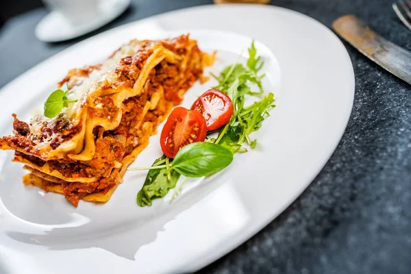Italian pasta lasagne — Stock Photo, Image