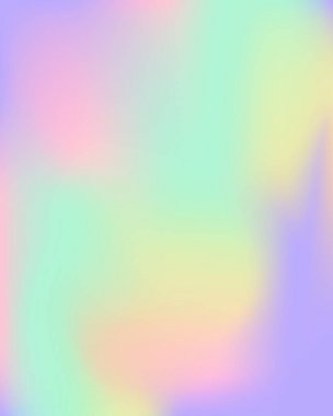 Vektör holografik degrade boş şablon