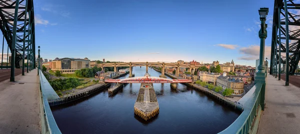 Rivier Tyne Bridge - Newastle, Engeland — Stockfoto