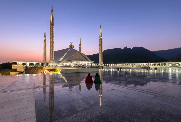 Мечеть Шаха Фейсала Исламабад Пакистан — стоковое фото
