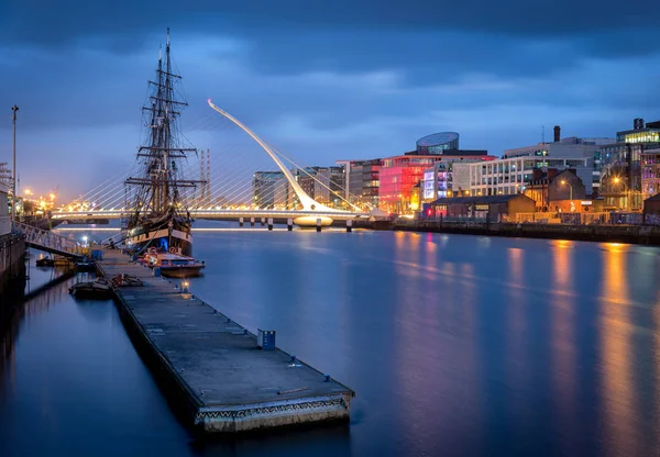 River Liffey Dublin İrlanda Europe — Stok fotoğraf