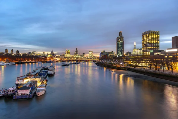 Londyn Skyline Anglii Uk Europy — Zdjęcie stockowe