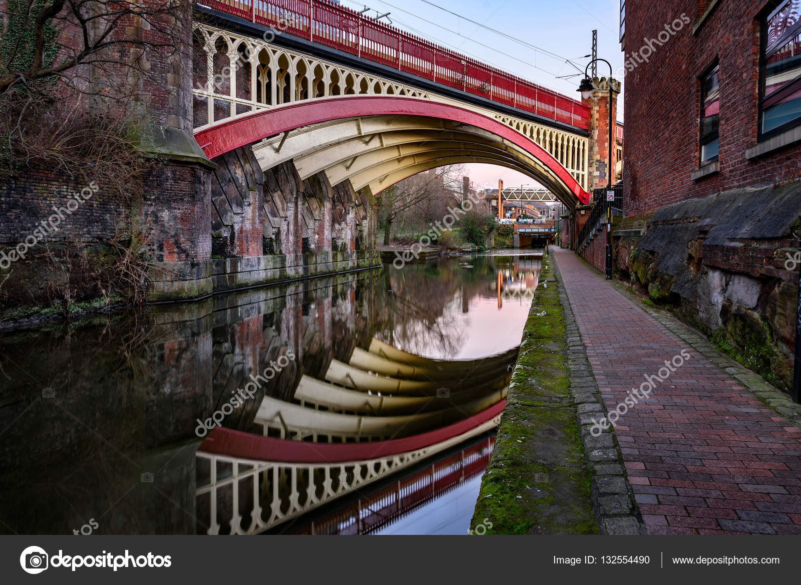 Canal de Manchester Inglaterra — Fotografias de Stock