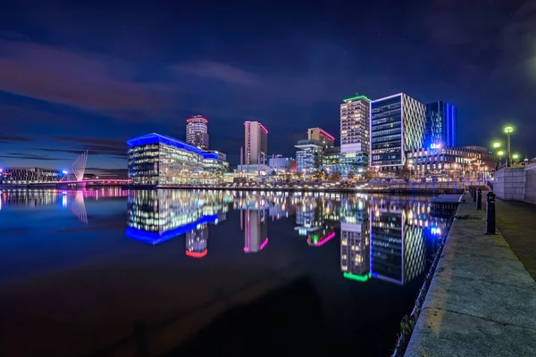 Media city Manchester England — Stock Photo, Image