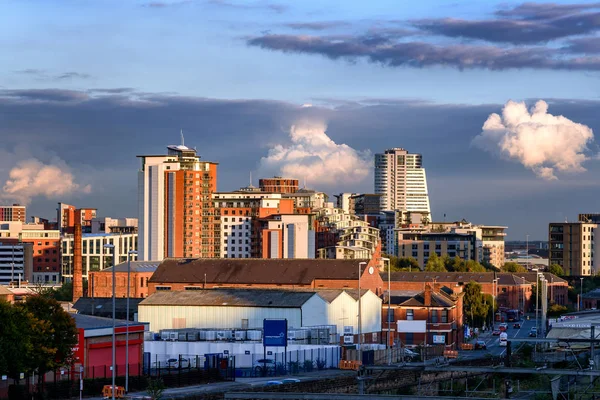 Wielka Brytania Skyline-Yorkshire Anglia Leeds — Zdjęcie stockowe