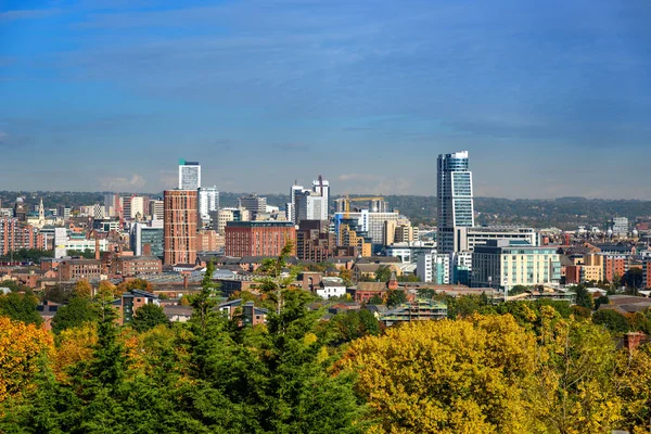 Leeds manzarası, Yorkshire İngiltere İngiltere — Stok fotoğraf