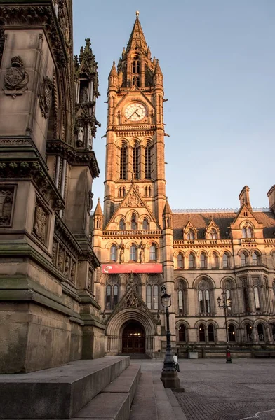 Manchester Town Hall, Inghilterra — Foto Stock