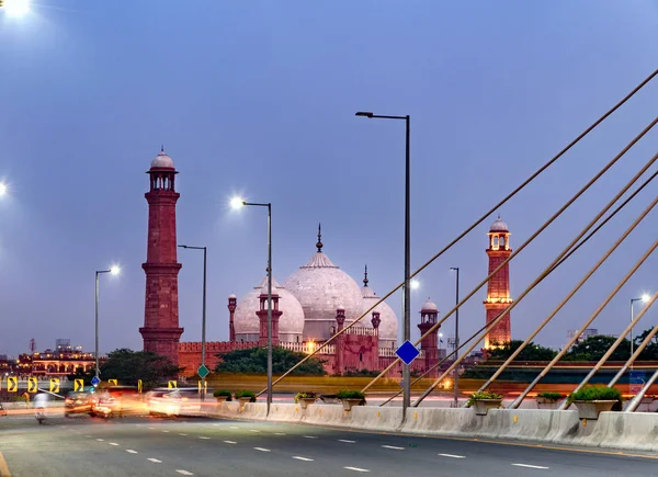 Bouwde moskee Lahore, Pakistan — Stockfoto