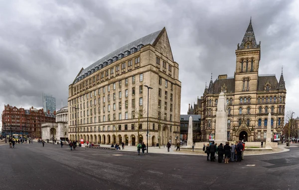 Manchester Câmara Municipal Inglaterra — Fotografia de Stock