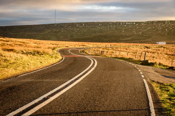 Road platteland Engeland — Stockfoto