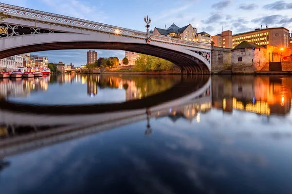 York River Ouse ประเทศอังกฤษ — ภาพถ่ายสต็อก