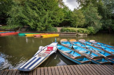Punt River Thames Oxford İngiltere